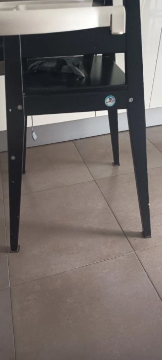 Trona de bebé negra