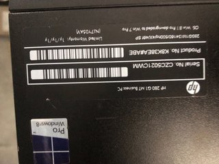 PC HP i3 4GB RAM SSD 120GB W11
