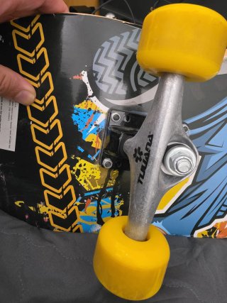 Tabla de skate con diseño de mono