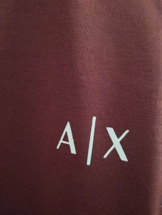 Camiseta Armani Exchange A|X Marrón
