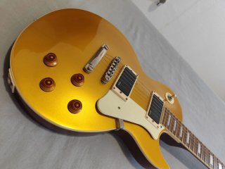 Guitarra Cort CR 250 tipo Les Paul Tapa GOLD.