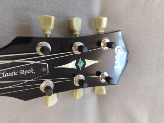 Guitarra Cort CR 250 tipo Les Paul Tapa GOLD.