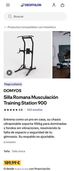 Silla Romana Training Station 900