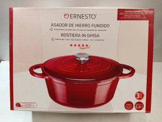 6.8L Gran Olla Hierro Fundido  Livarno Roja