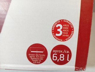 6.8L Gran Olla Hierro Fundido  Livarno Roja
