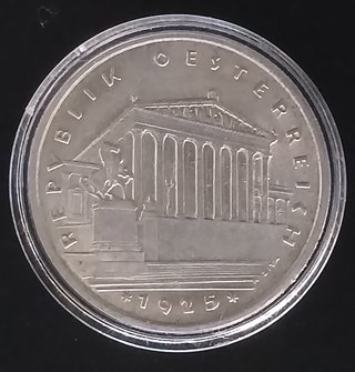 Un chelín 1925 (República de Austria) ¡Plata EBC!