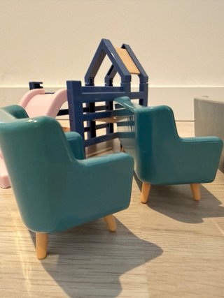 Lote muebles casa de muñecas