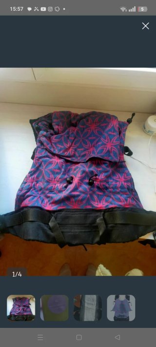 Mochila Buzzidil porteo ergonómica