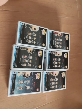 6 Funko Witcher, Ciri, Yennefer, Geralt y Jaskier