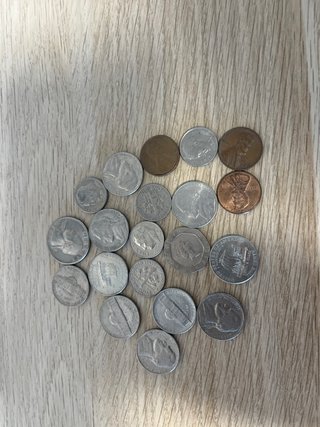 Lote de 20 Monedas de EE. UU. y Reino Unido (Quart
