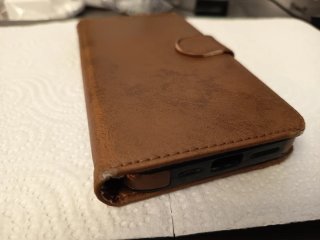 Custodia iPhone 14 Plus Marrone Porta Carte