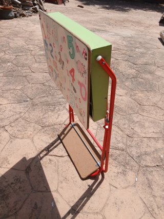 Pupitre escolar plegable vintage infantil