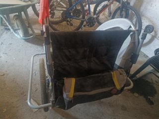 Carro remolque bici para niños