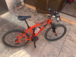 Bicicleta Montaña Infantil BTWIN Roja
