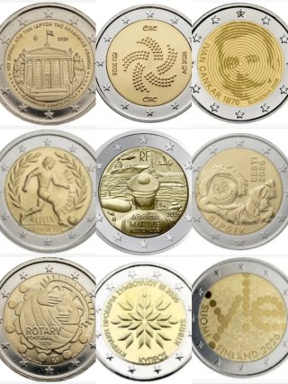 2026 MONEDAS 2€  CONMEMORATIVAS SIN CIRCULAR