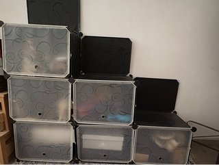 Zapatero modular organizador de plástico