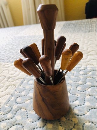 Set di utensili da cucina vari