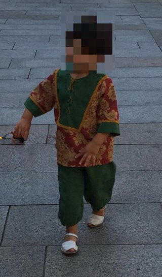Traje medieval niño 3 años
