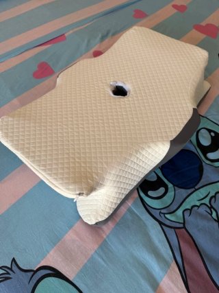 Cuscino Cervicale Memory NUOVO + Fodera Extra