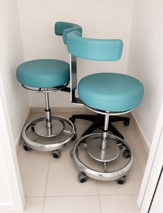 2x EURONDA CDS 301 Sillas ergonómicas para clínica