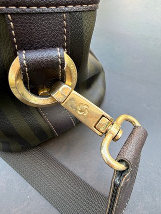 Neceser Samsonite Marrón y Verde