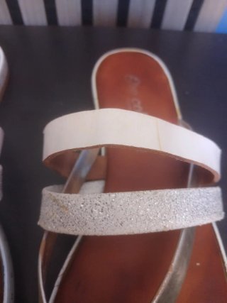 Infradito Oro Colato donna vera pelle