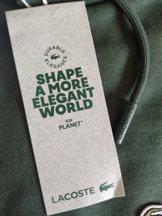 Sudadera Lacoste con Capucha - Nueva con Etiquetas