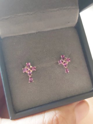 Pendientes Cruz Rodolitas