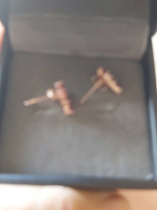 Pendientes Cruz Rodolitas