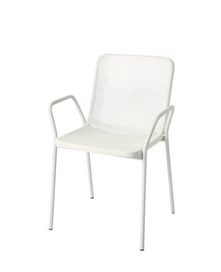 Silla exterior con reposabrazos