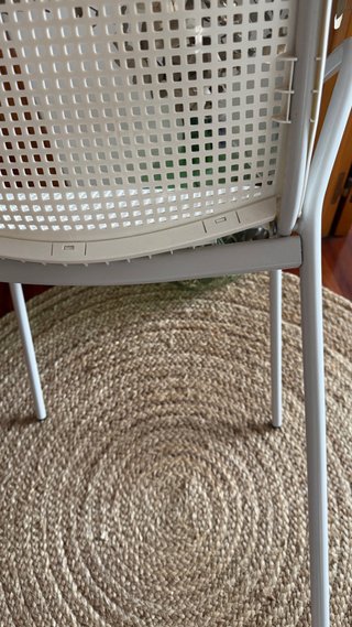 Silla exterior con reposabrazos