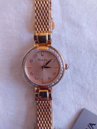 Orologio Bulova Diamond Donna Oro