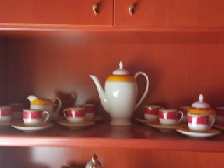Juego de café de porcelana