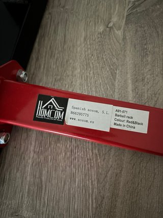Soporte para barra - Press banca (URGE VENDER)