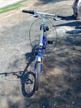 Bicicleta Plegable Azul