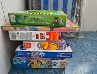 Lote de 5 Puzzles Infantiles Disney y Smart Games