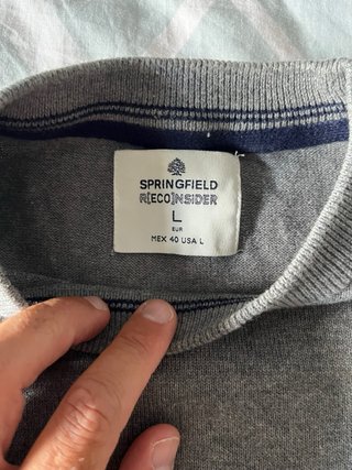 Jersey Springfield Gris Talla L