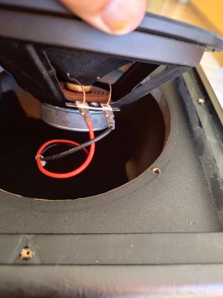 Altavoz Randall para amplificador de guitarra.