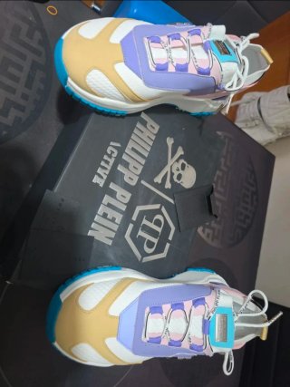 Zapatillas Philipp Plein Morado Blanco