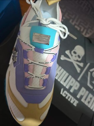 Zapatillas Philipp Plein Morado Blanco