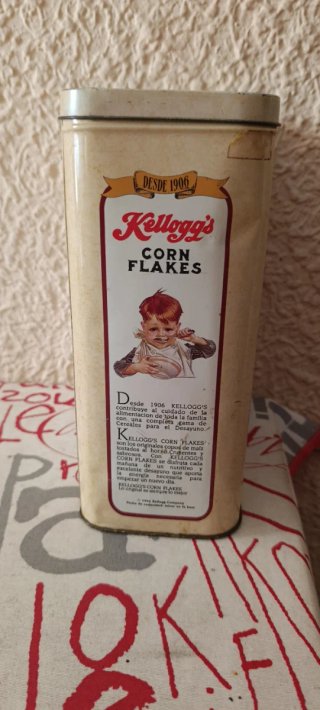 Caja Kellogg's Corn Flakes Vintage Colección