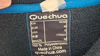 Sudadera Quechua Negra Talla M