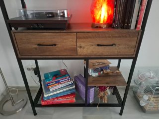 Estantería Metálica y Madera