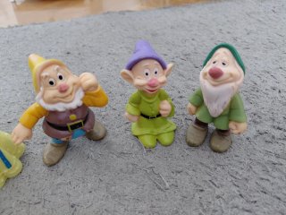 Blancanieves y 5 enanitos figuras