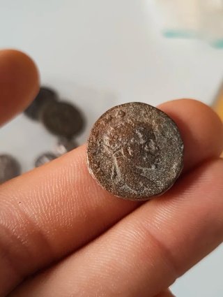 Moneda Romana Siria Antioquía Eliogábalo