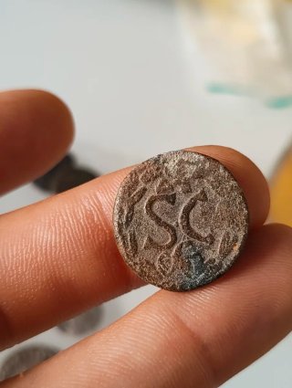 Moneda Romana Siria Antioquía Eliogábalo