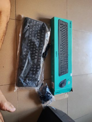 Teclado y Mouse MK120 Logitech Negro