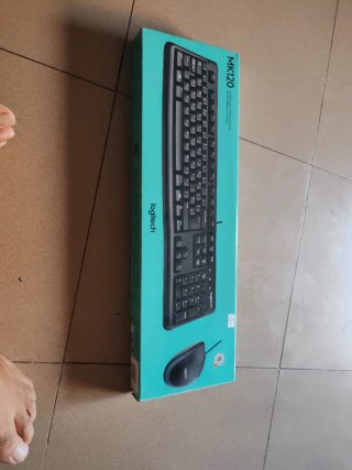 Teclado y Mouse MK120 Logitech Negro