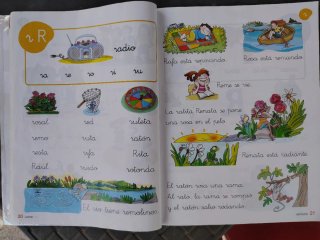 Letra a letra, 1 Primaria cartilla de lectura