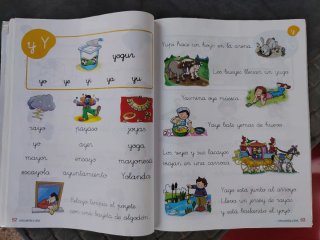 Letra a letra, 1 Primaria cartilla de lectura